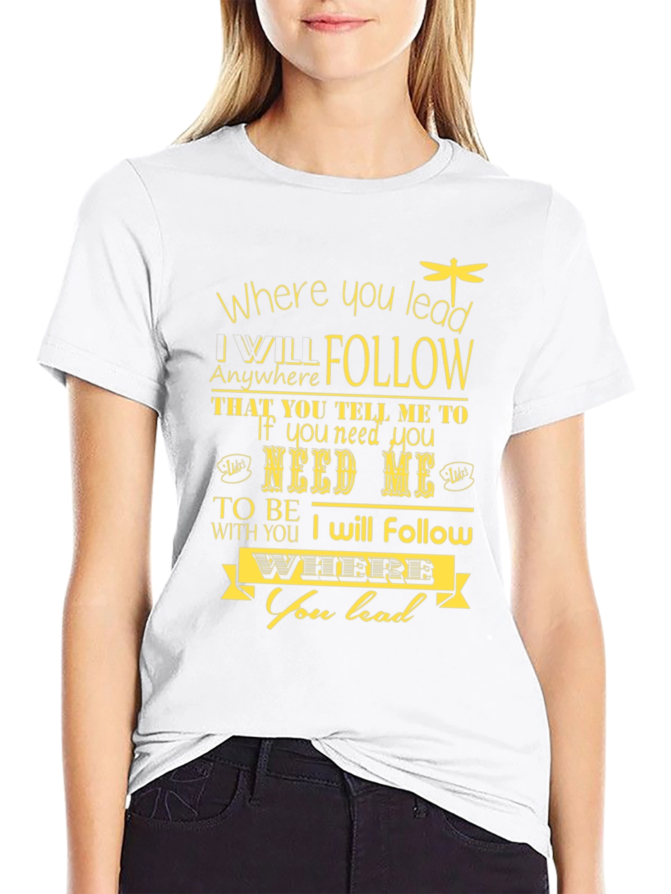 Where You Lead Graphic Tee
