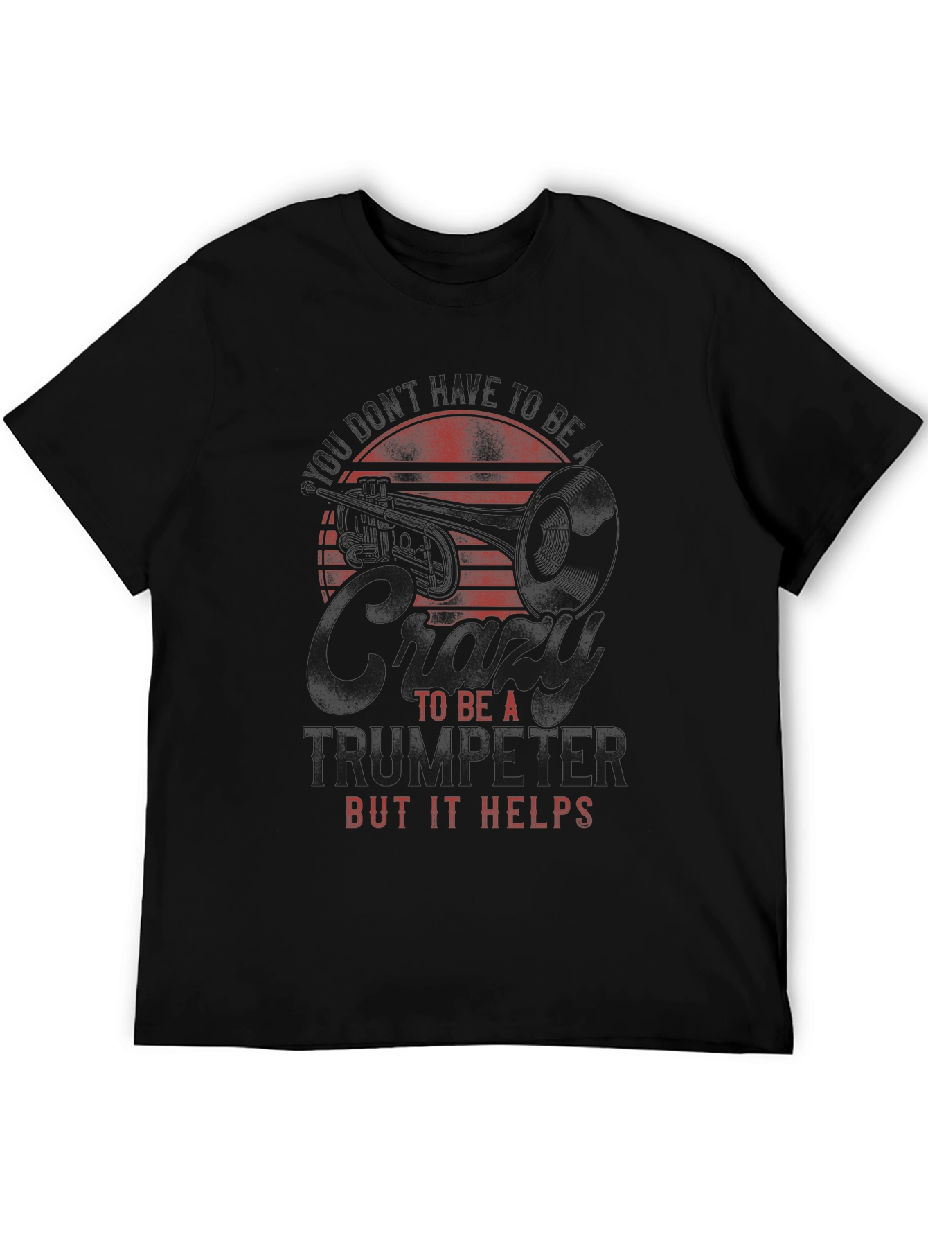 Funny Trumpet Player Graphic Tee