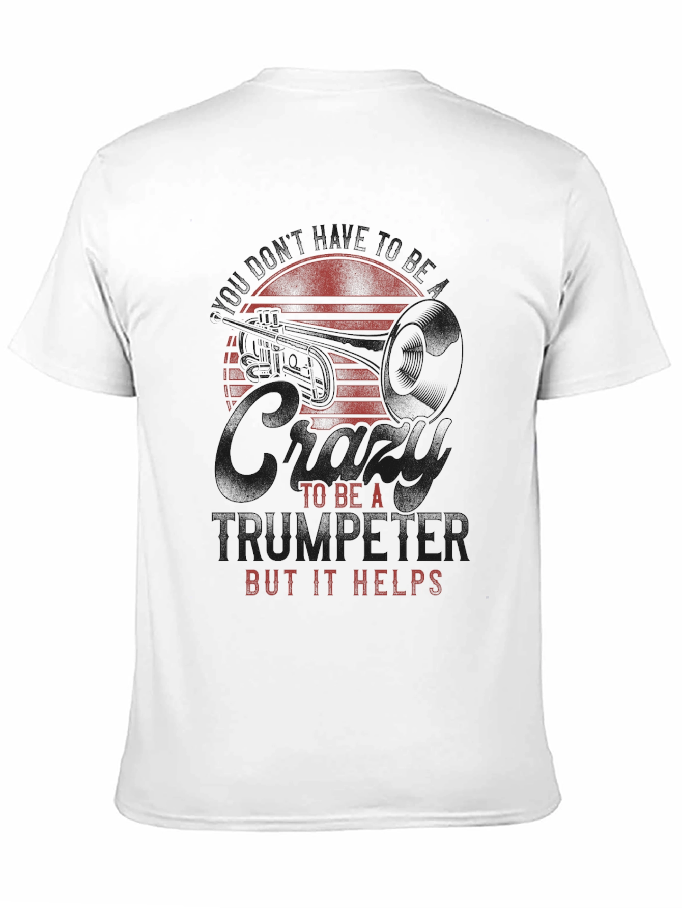 Funny Trumpet Player Graphic Tee