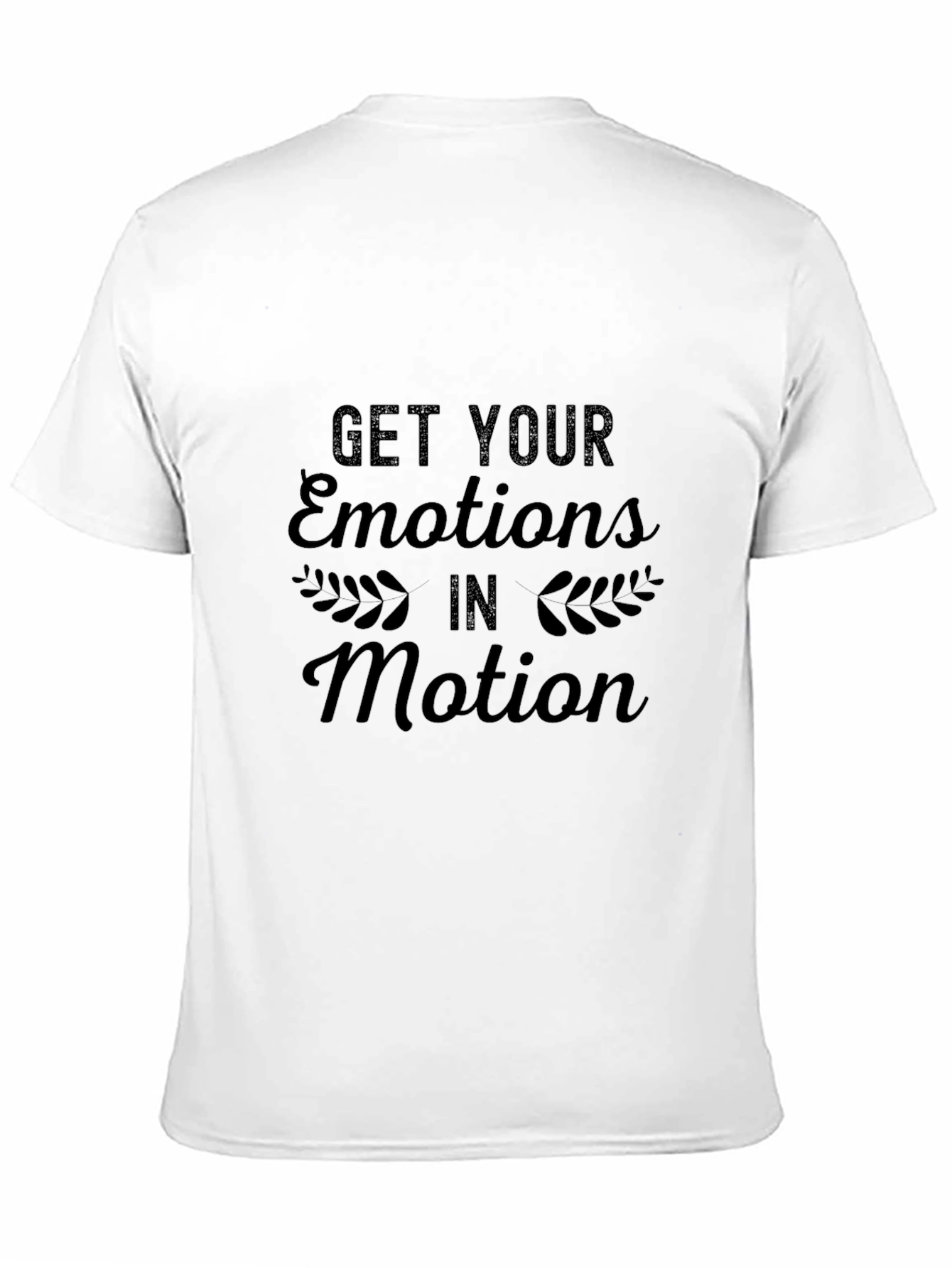 Emotions In Motion Black Graphic Tee