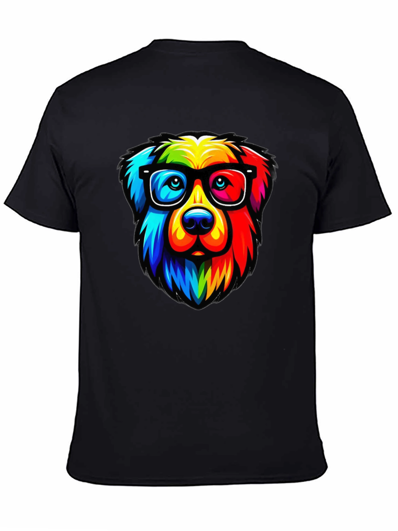 Cool Dog Rainbow T-Shirt