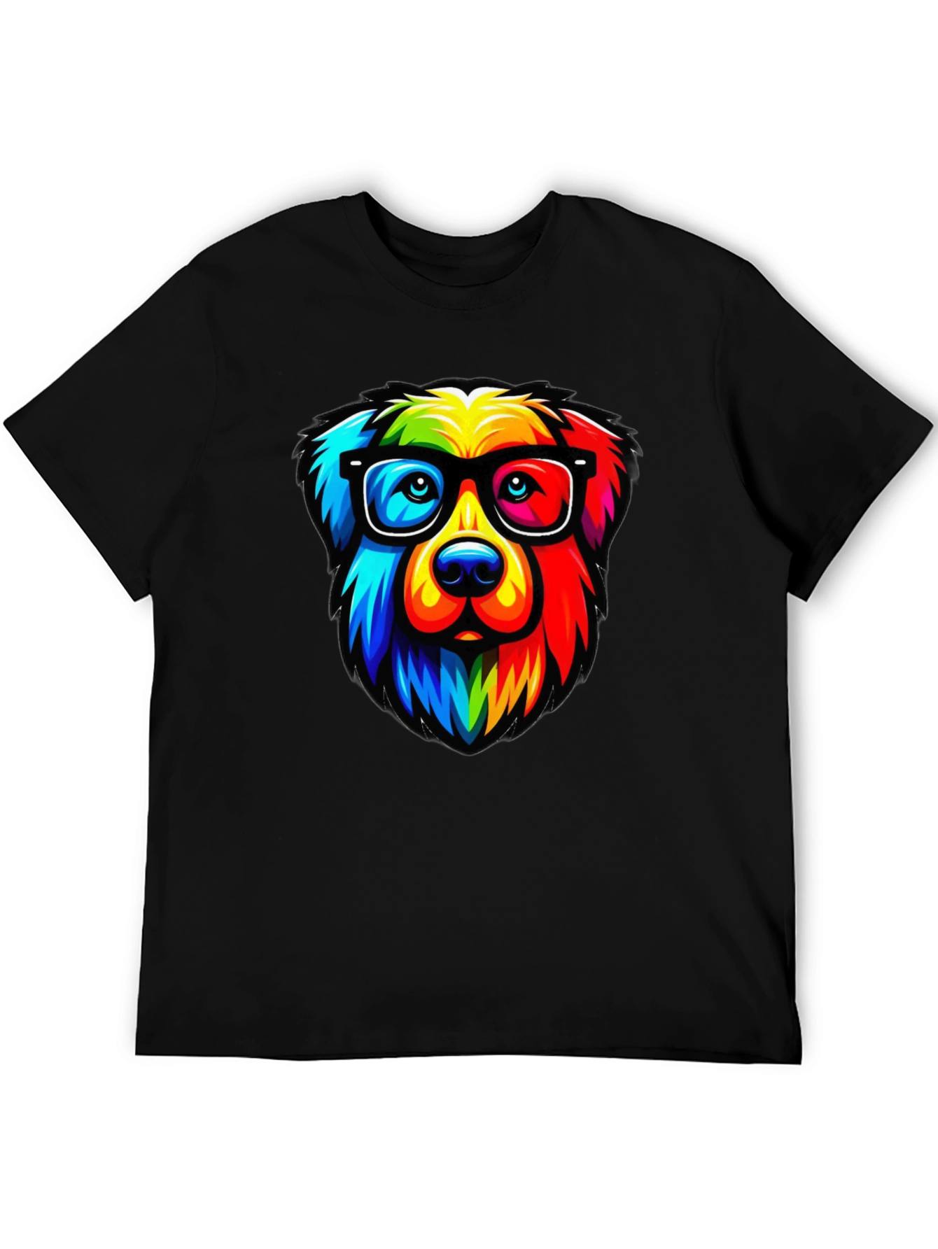 Cool Dog Rainbow T-Shirt