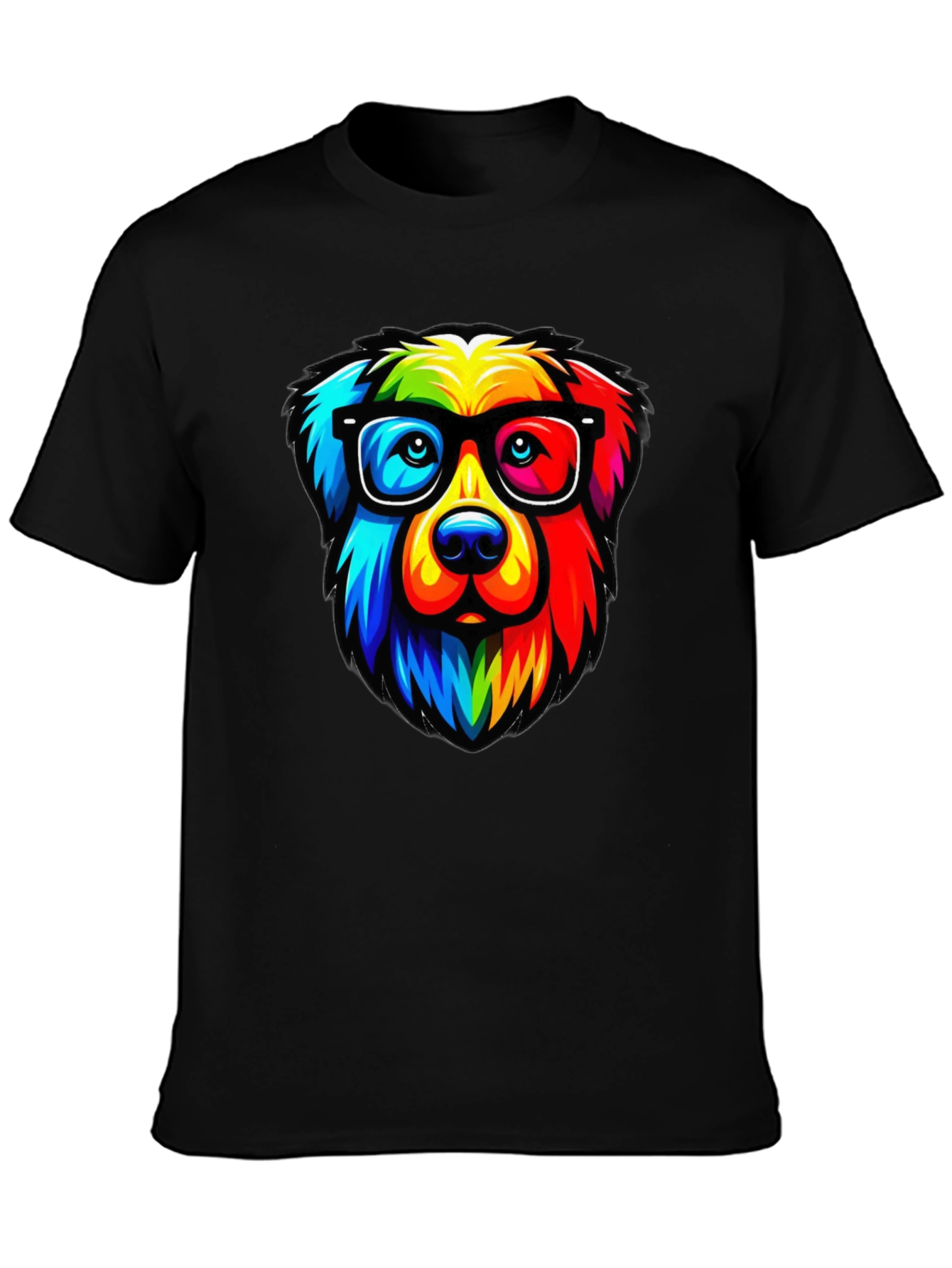 Cool Dog Rainbow T-Shirt
