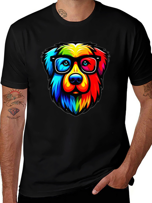 Cool Dog Rainbow T-Shirt