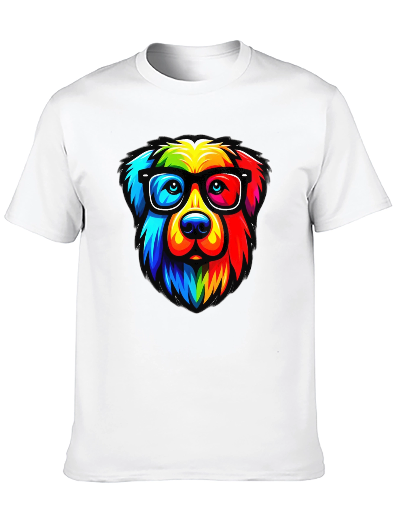 Cool Dog Rainbow T-Shirt