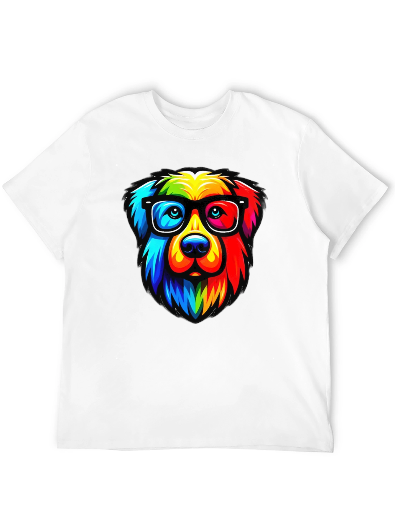 Cool Dog Rainbow T-Shirt
