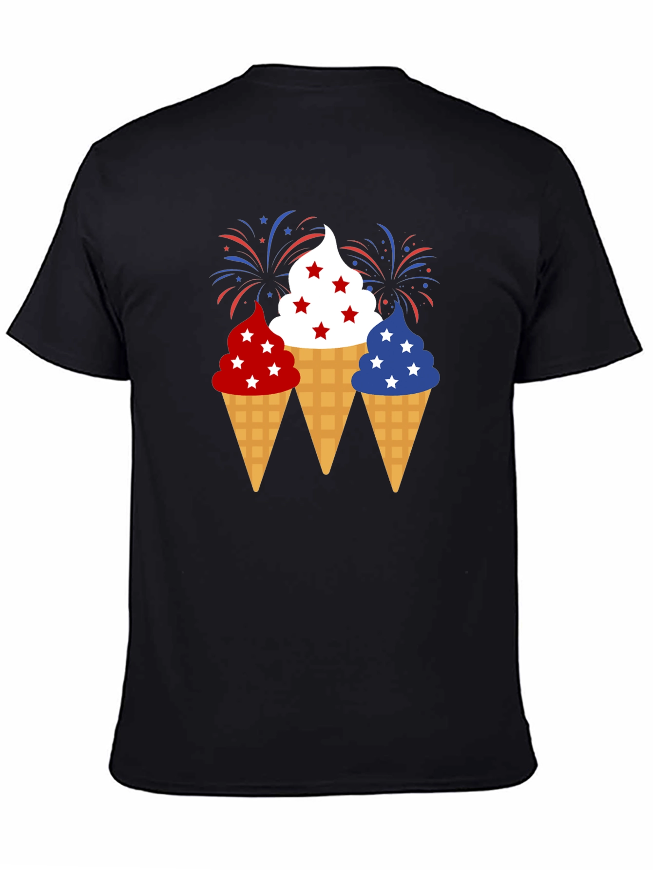 Patriotic Ice Cream Cone T-Shirt 4th of July