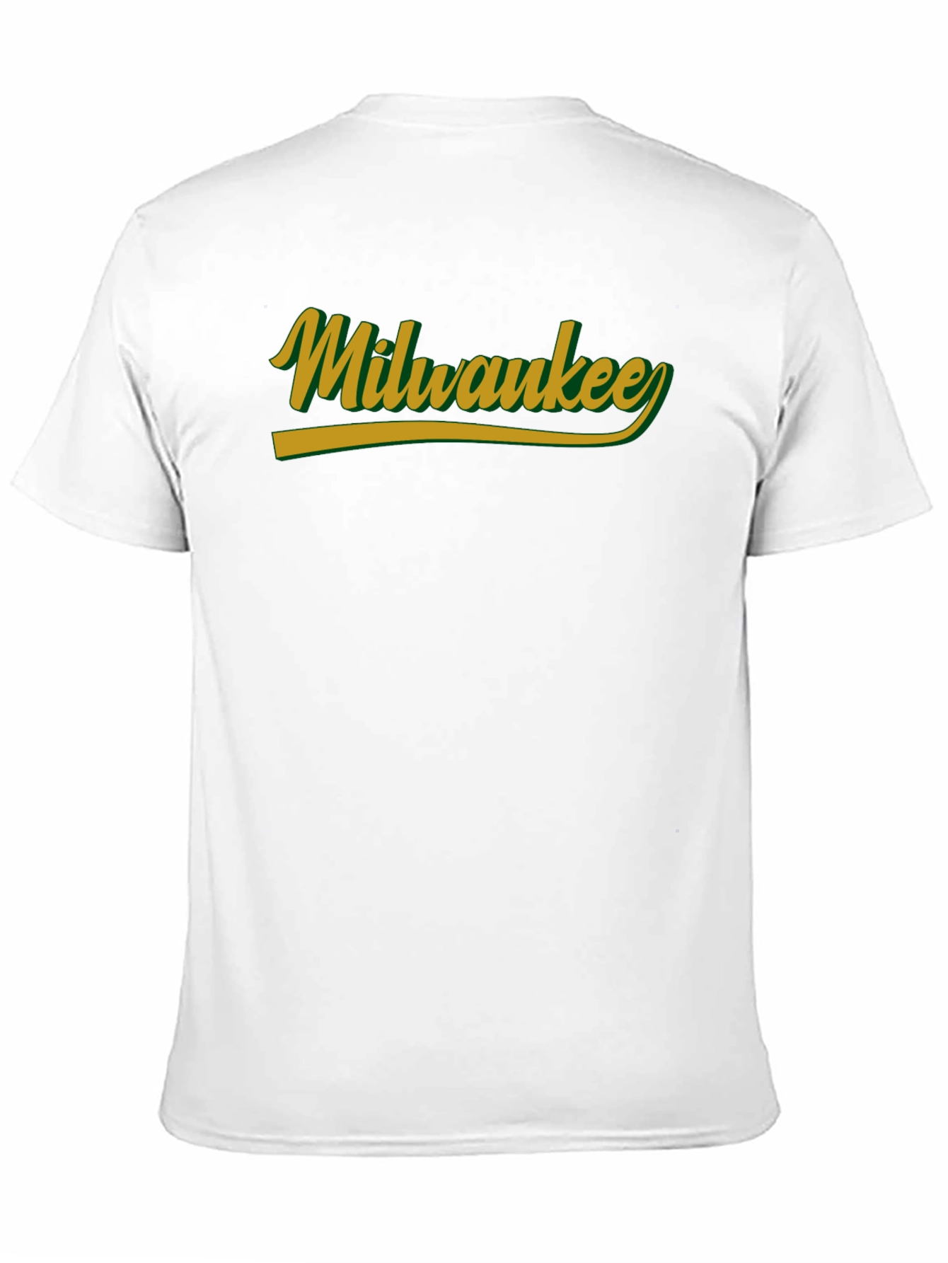 Milwaukee Black Crew Neck Short Sleeve T-Shirt