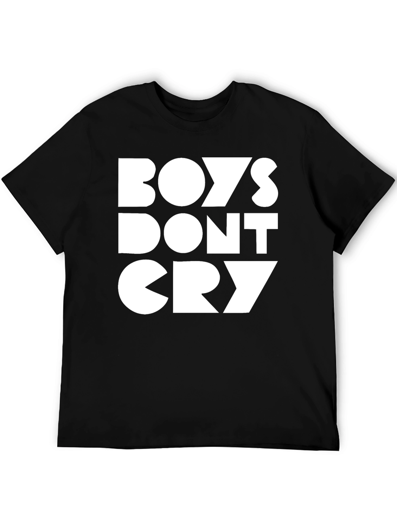 Boys Dont Cry Black Graphic Tee