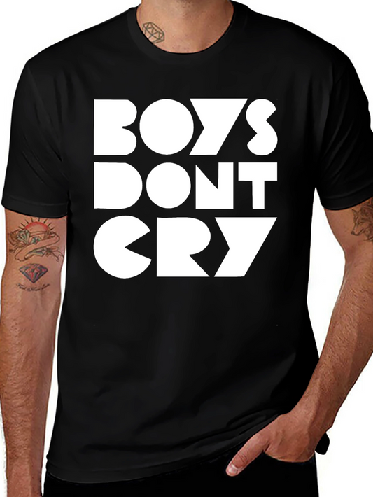 Boys Dont Cry Black Graphic Tee