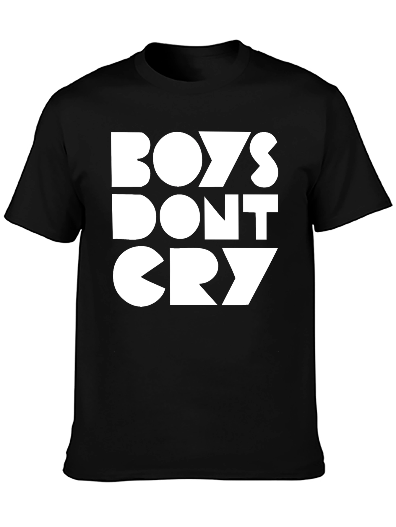 Boys Dont Cry Black Graphic Tee