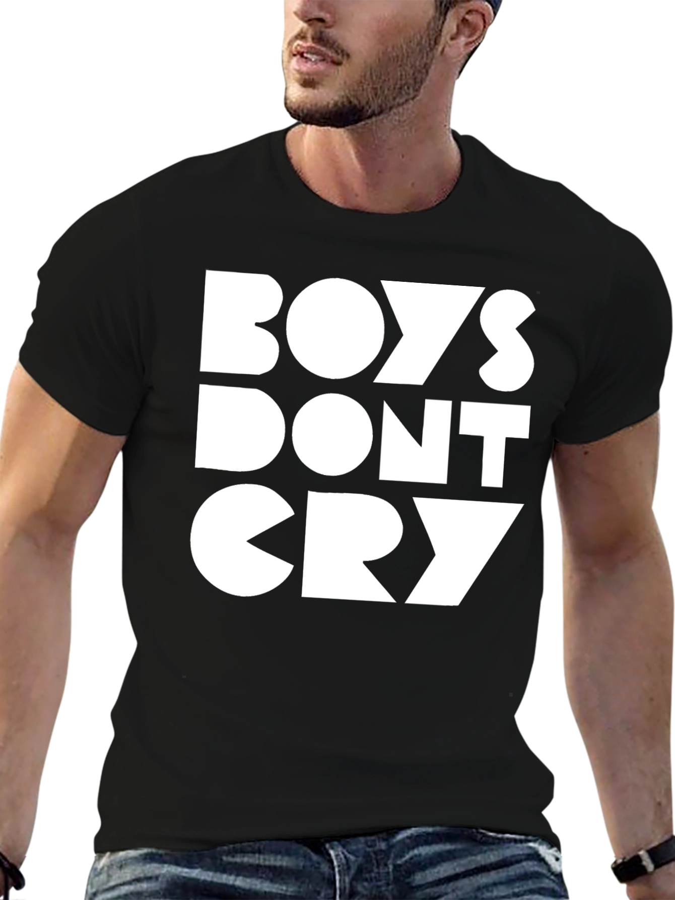 Boys Dont Cry Black Graphic Tee