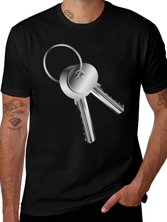 Keys Graphic Tee - Unlock Your Style!