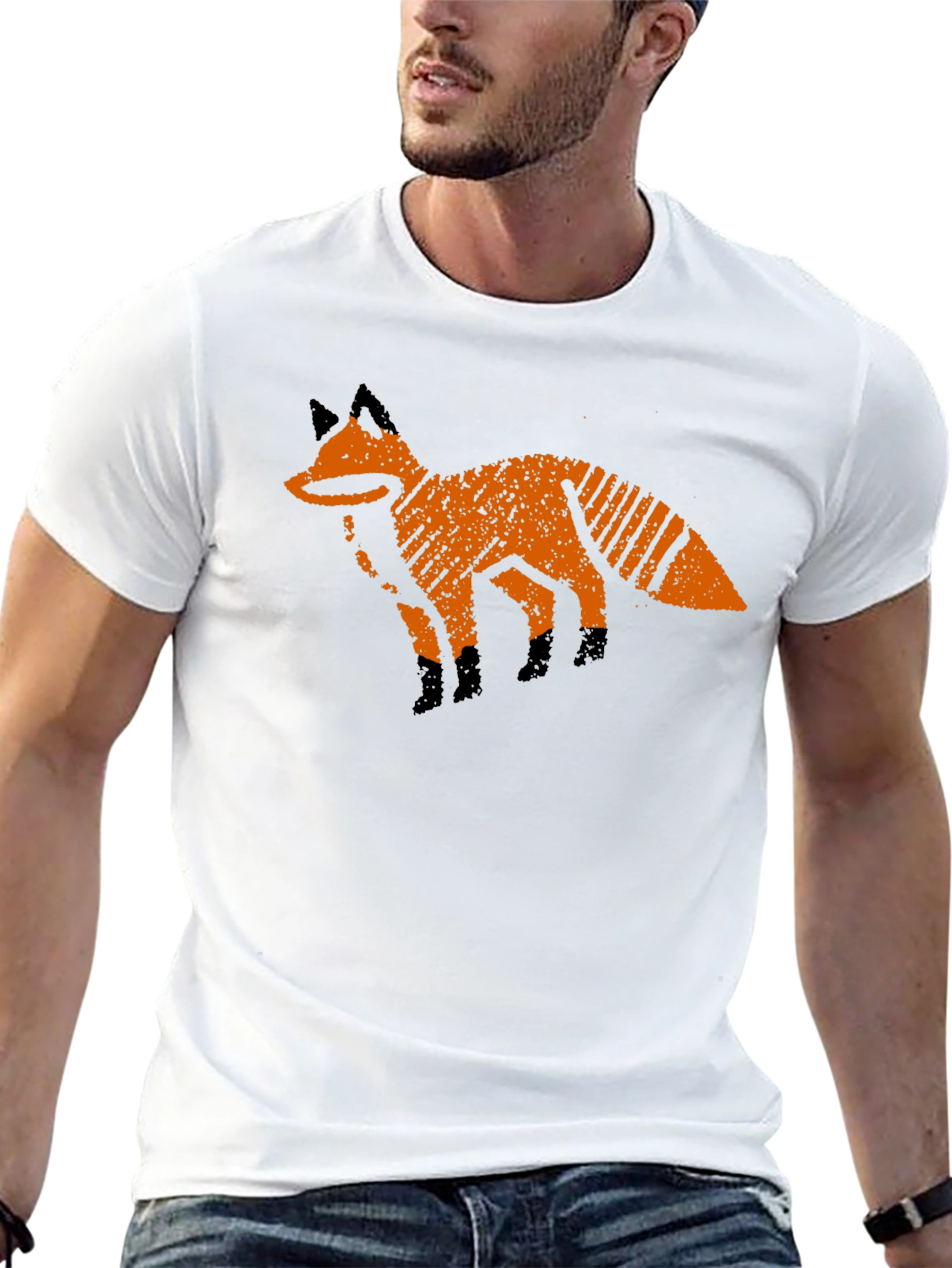 Fox Graphic T-Shirt - Casual Comfort