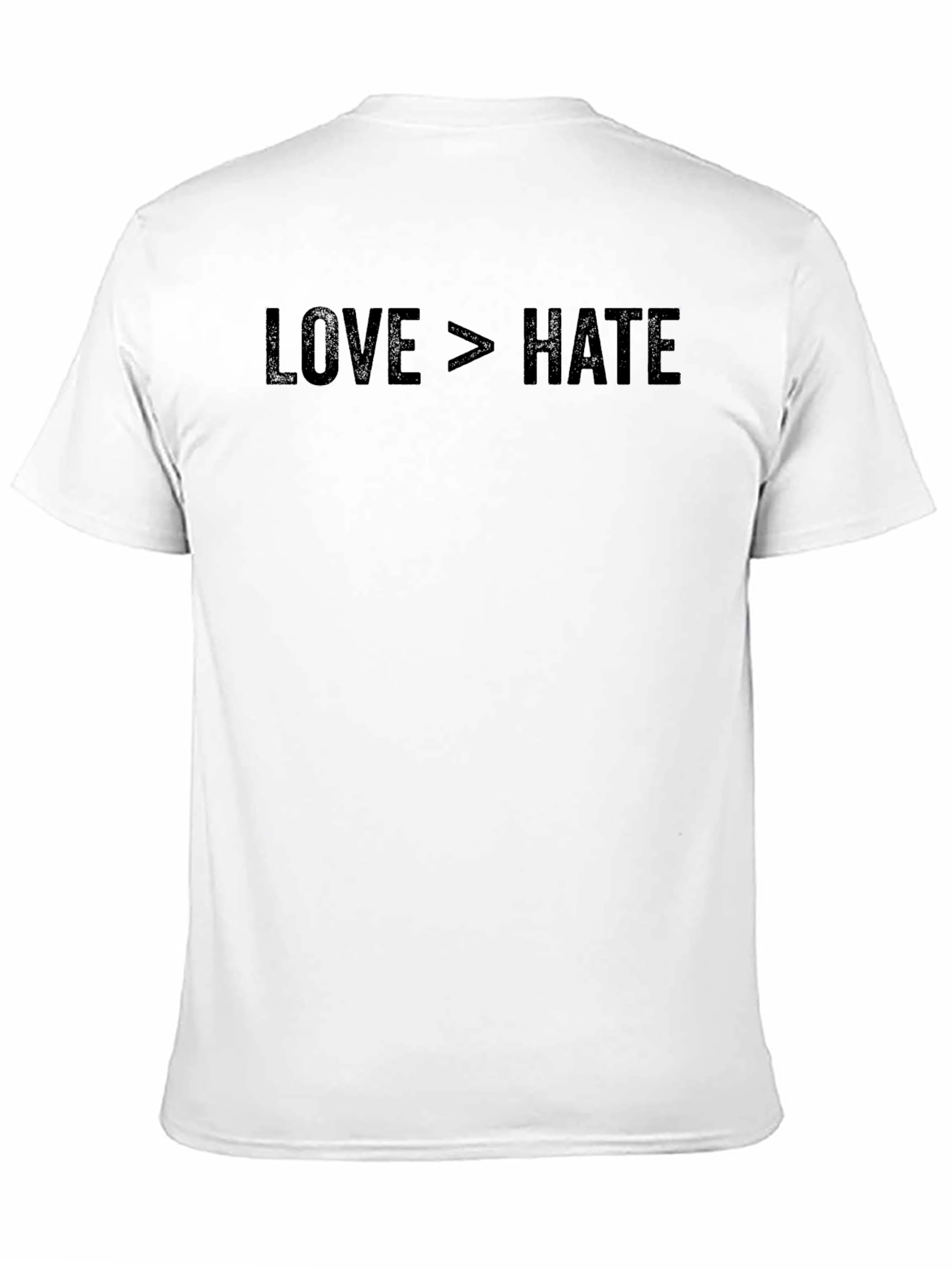Love Greater Than Hate Graphic Tee - Black