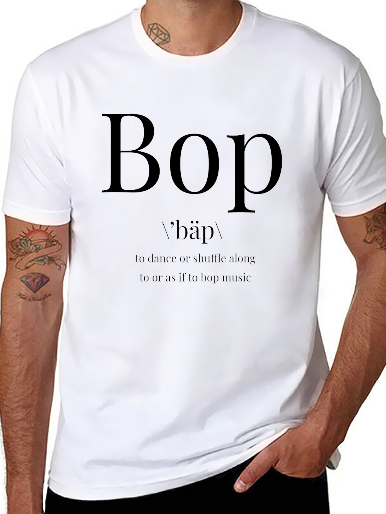 Bop Definition Graphic T-Shirt - Black