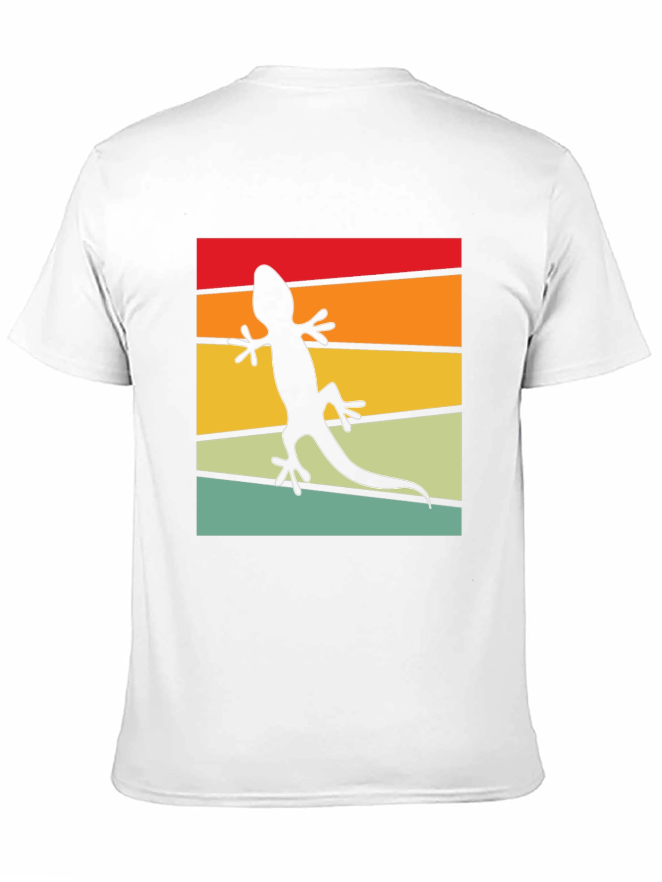 Retro Lizard T-Shirt - Cool Reptile Silhouette Tee