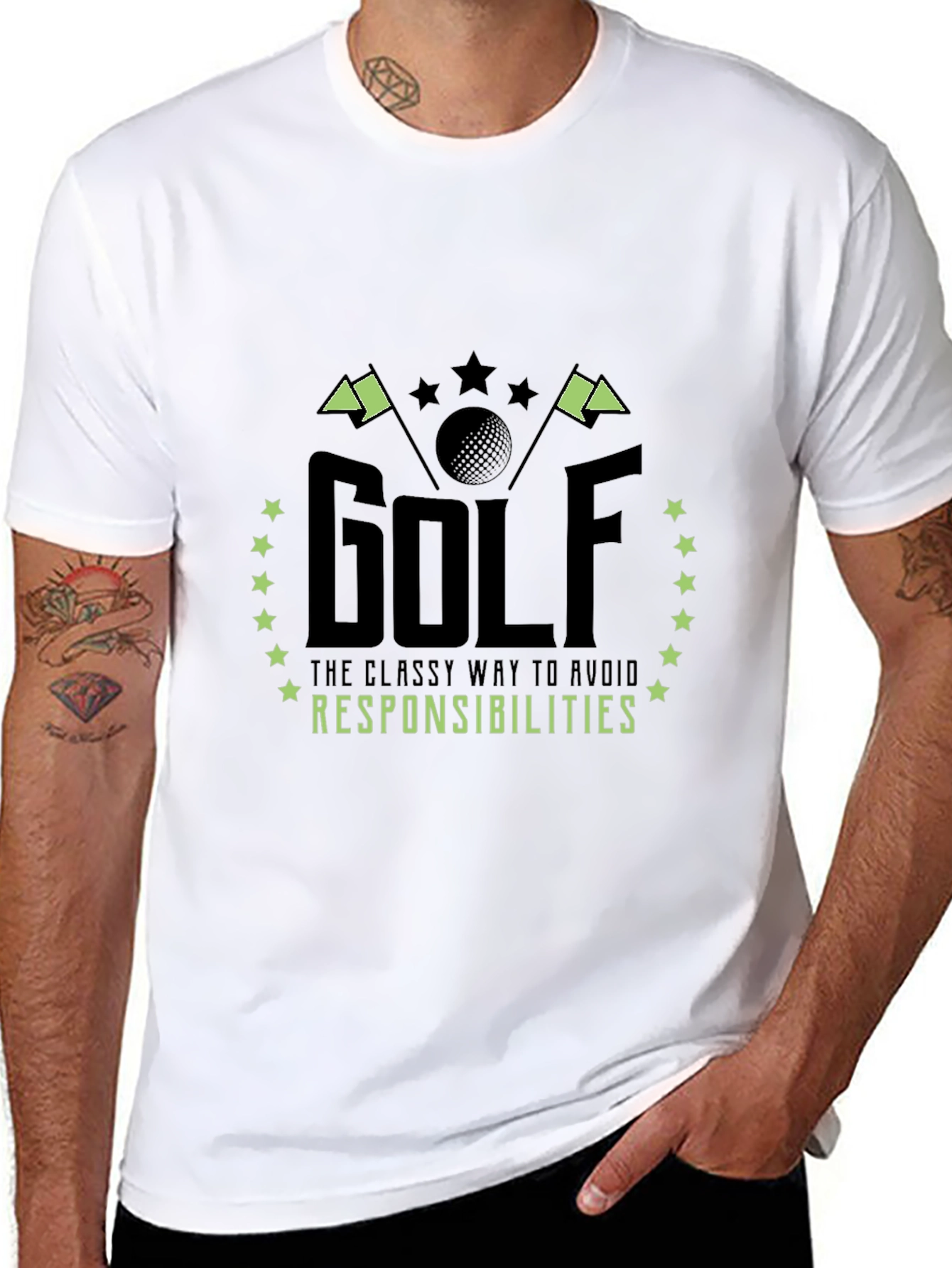 Golf T-Shirt: Classy Way to Avoid Responsibilities