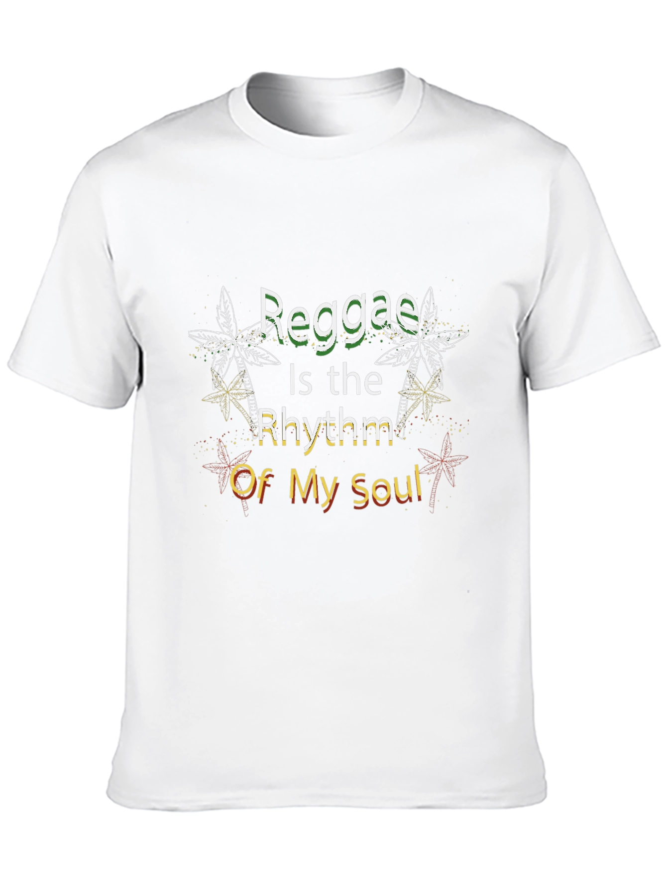 Reggae Rhythm Soul Black T-Shirt
