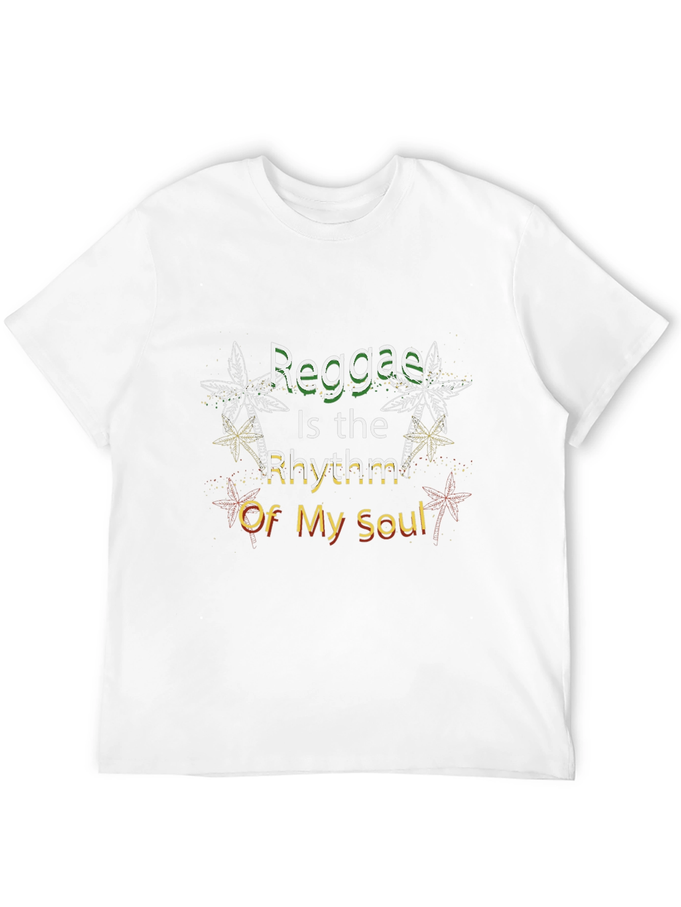 Reggae Rhythm Soul Black T-Shirt