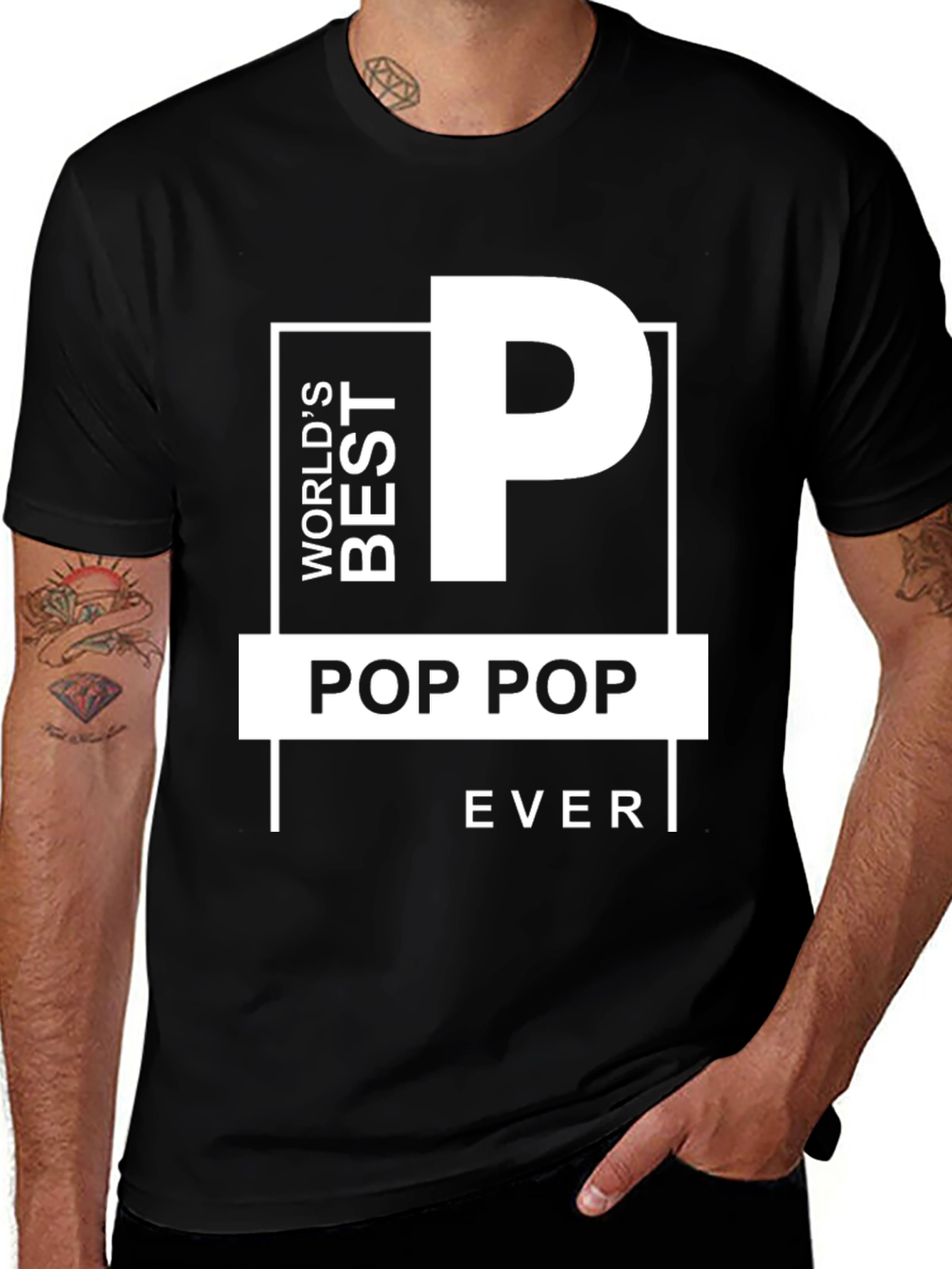Worlds Best Pop Pop T-Shirt - Perfect Gift