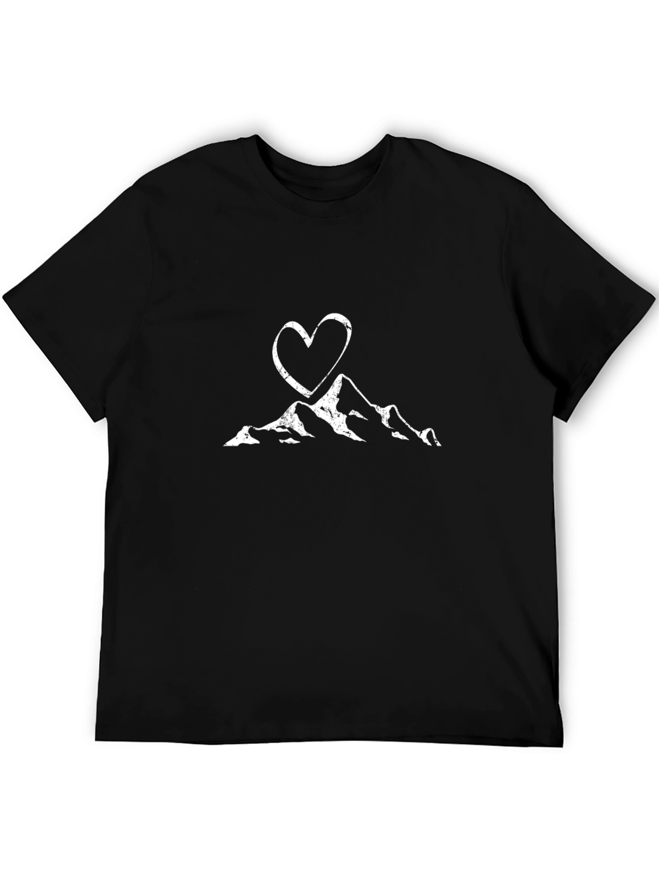 Mountain Heart Graphic Tee - Black
