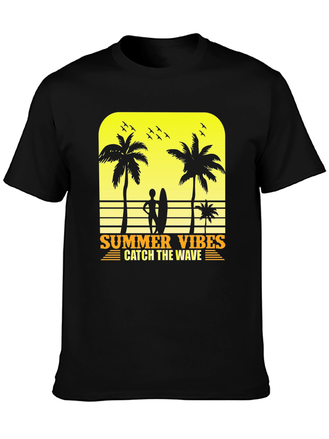 Summer Vibes Graphic Tee - Catch the Wave!