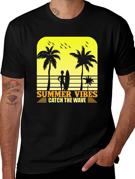 Summer Vibes Graphic Tee - Catch the Wave!