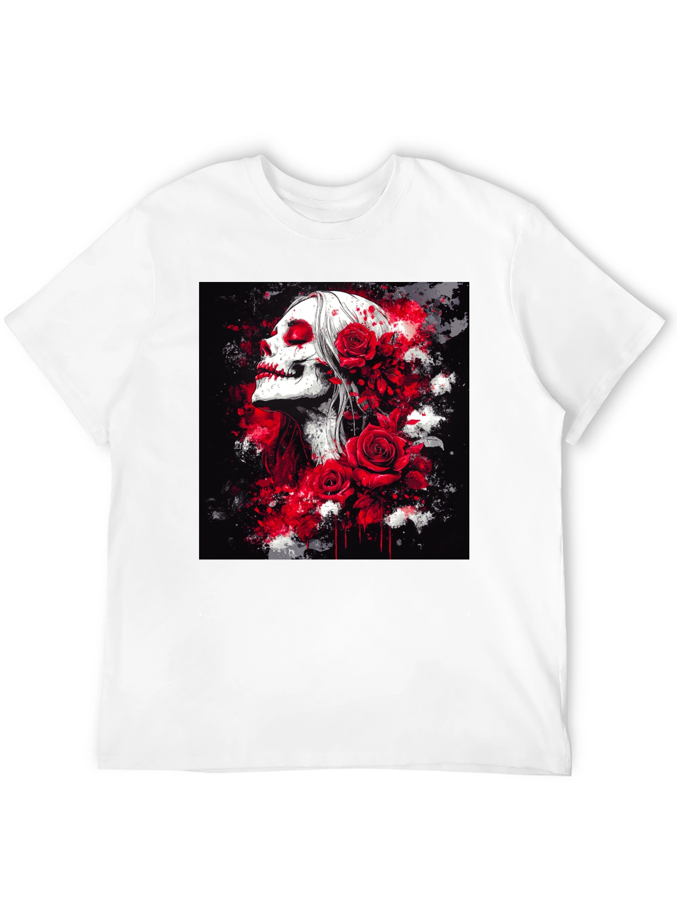 Skull & Roses Graphic Tee