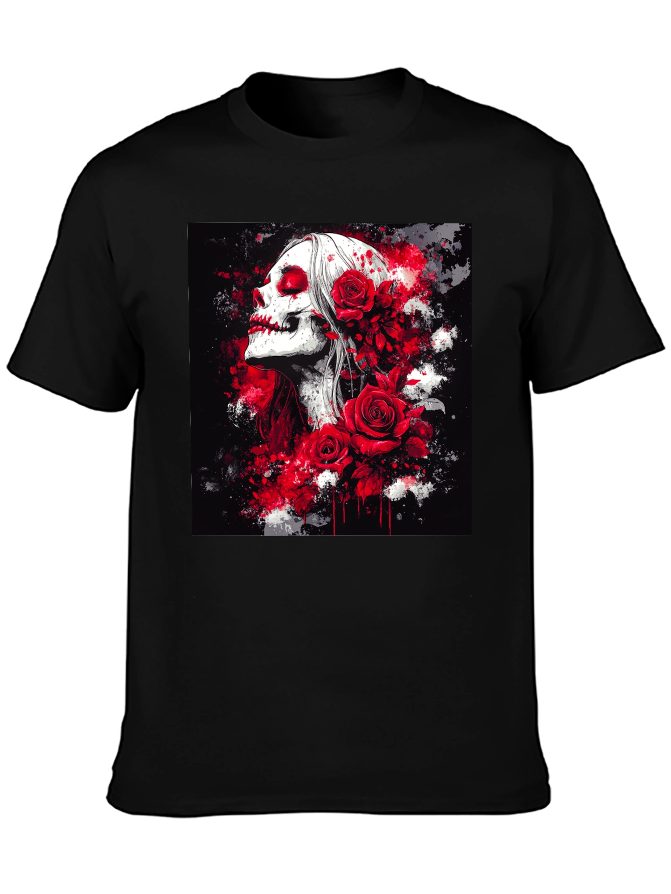Skull & Roses Graphic Tee