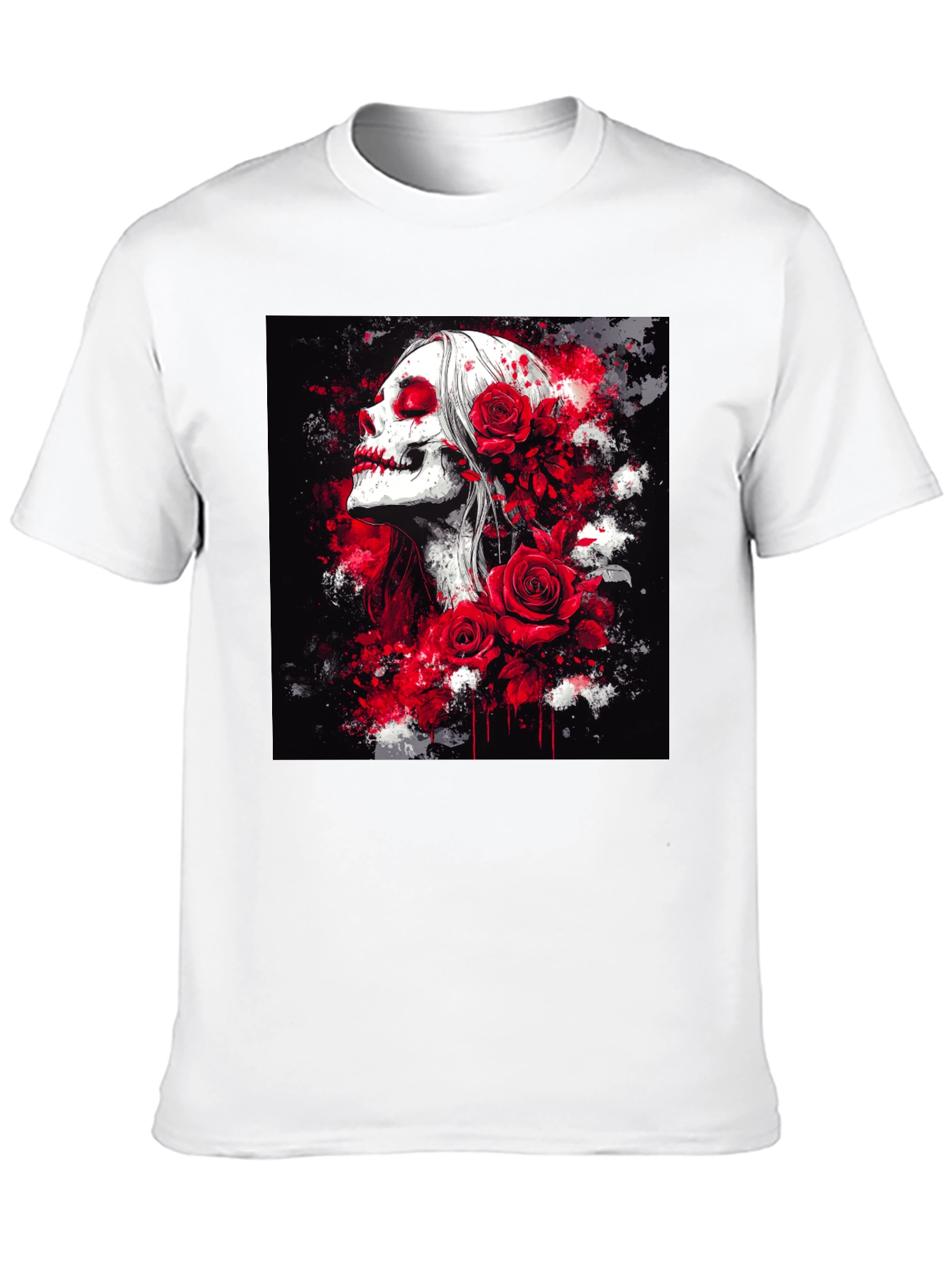 Skull & Roses Graphic Tee