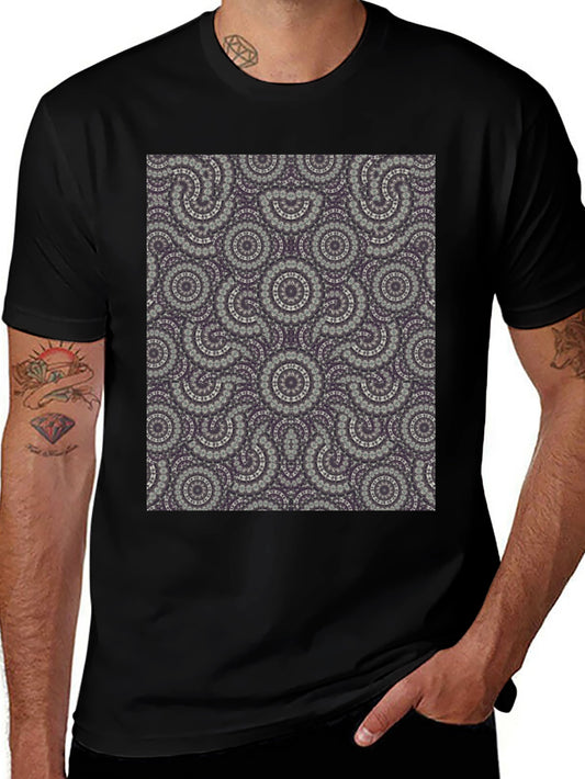 Patterned Tee: Unique Graphic Print