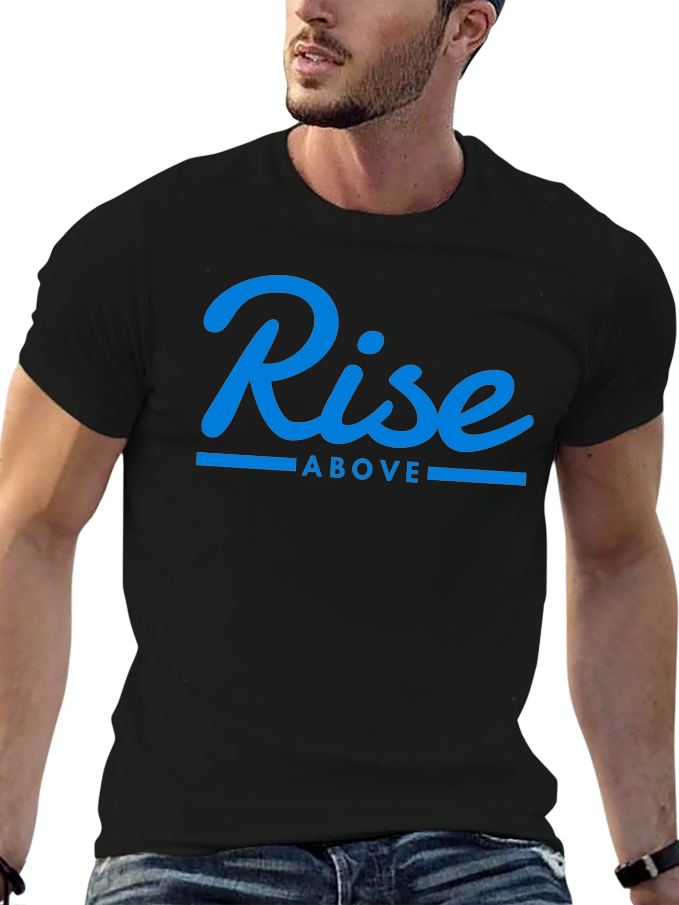 Rise Above Graphic Tee - Stylish Mens T-Shirt