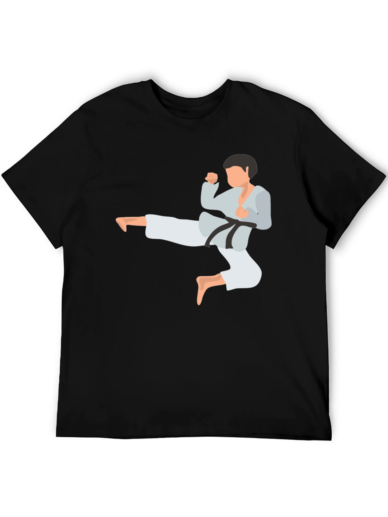 Karate Kick T-Shirt - Martial Arts Graphic Tee
