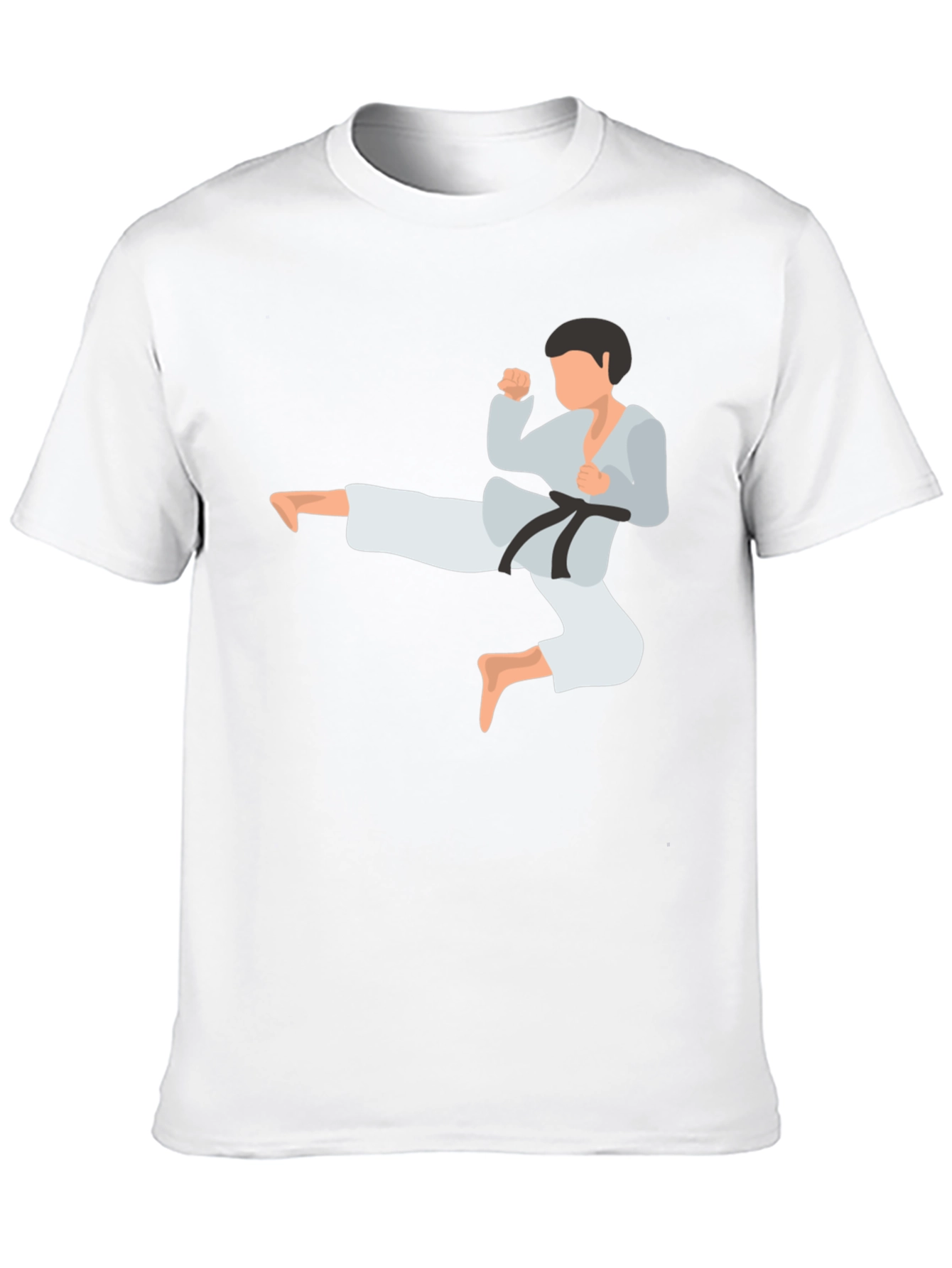 Karate Kick T-Shirt - Martial Arts Graphic Tee