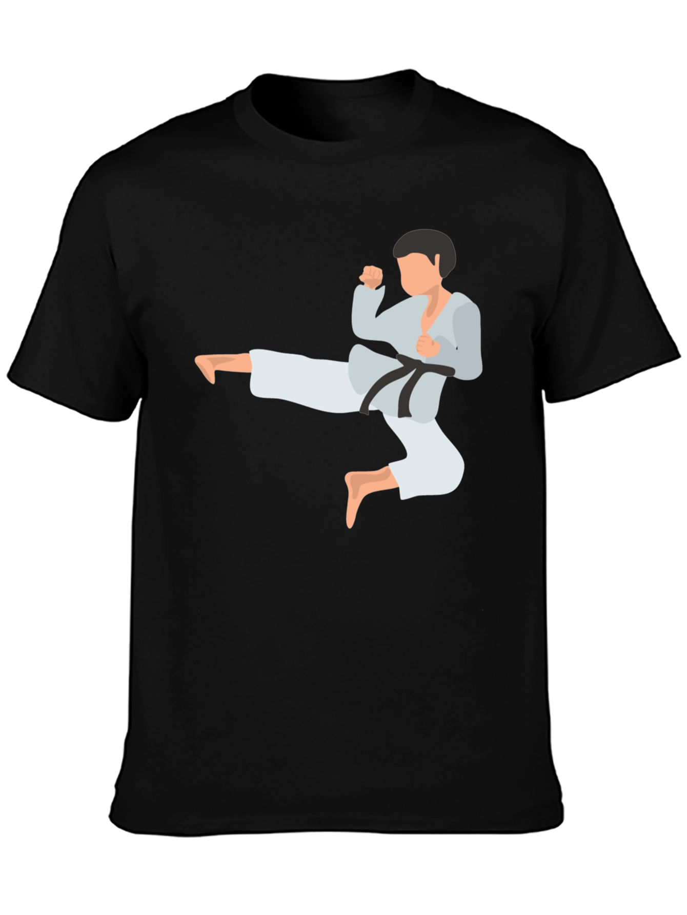 Karate Kick T-Shirt - Martial Arts Graphic Tee