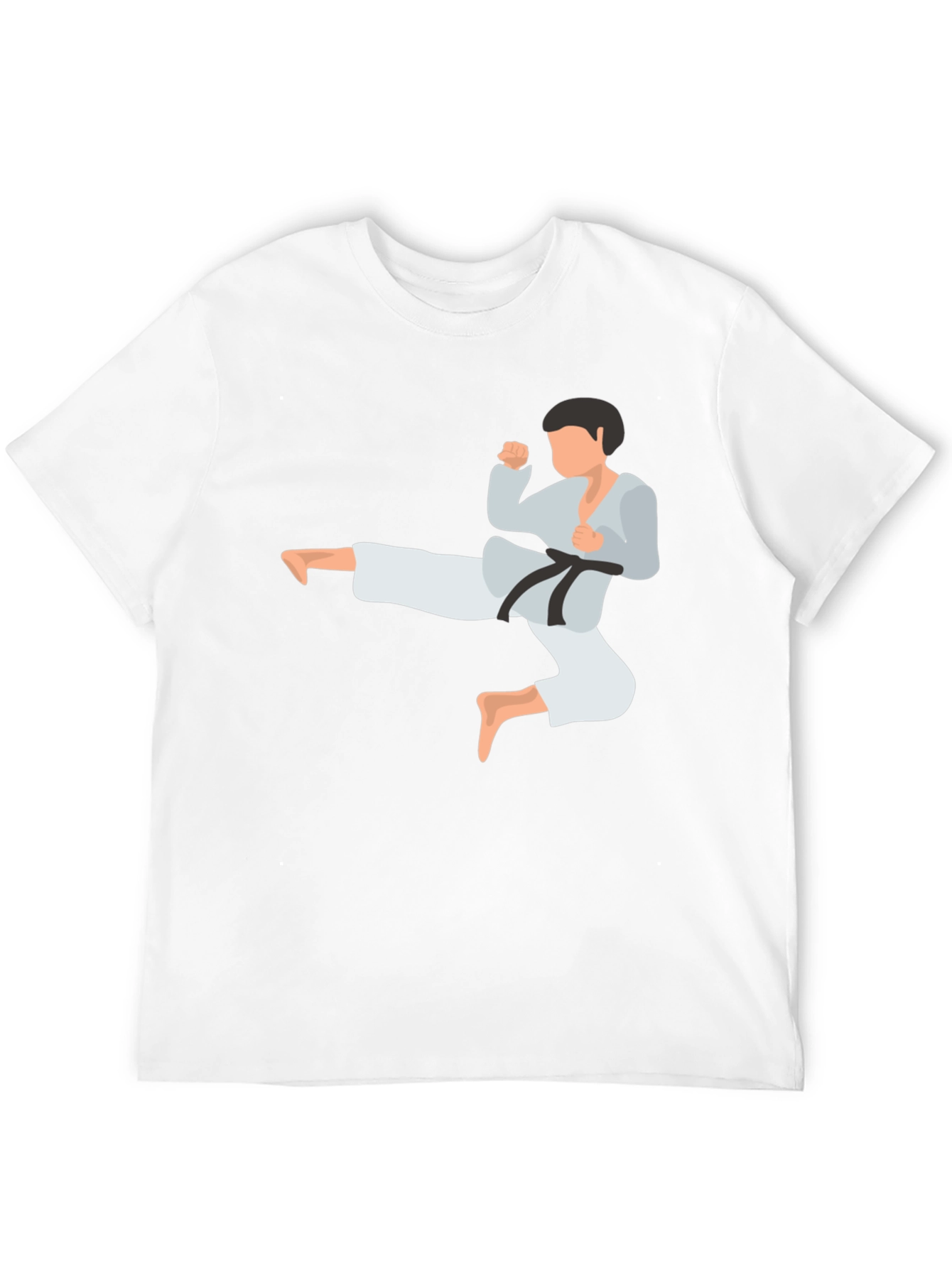 Karate Kick T-Shirt - Martial Arts Graphic Tee