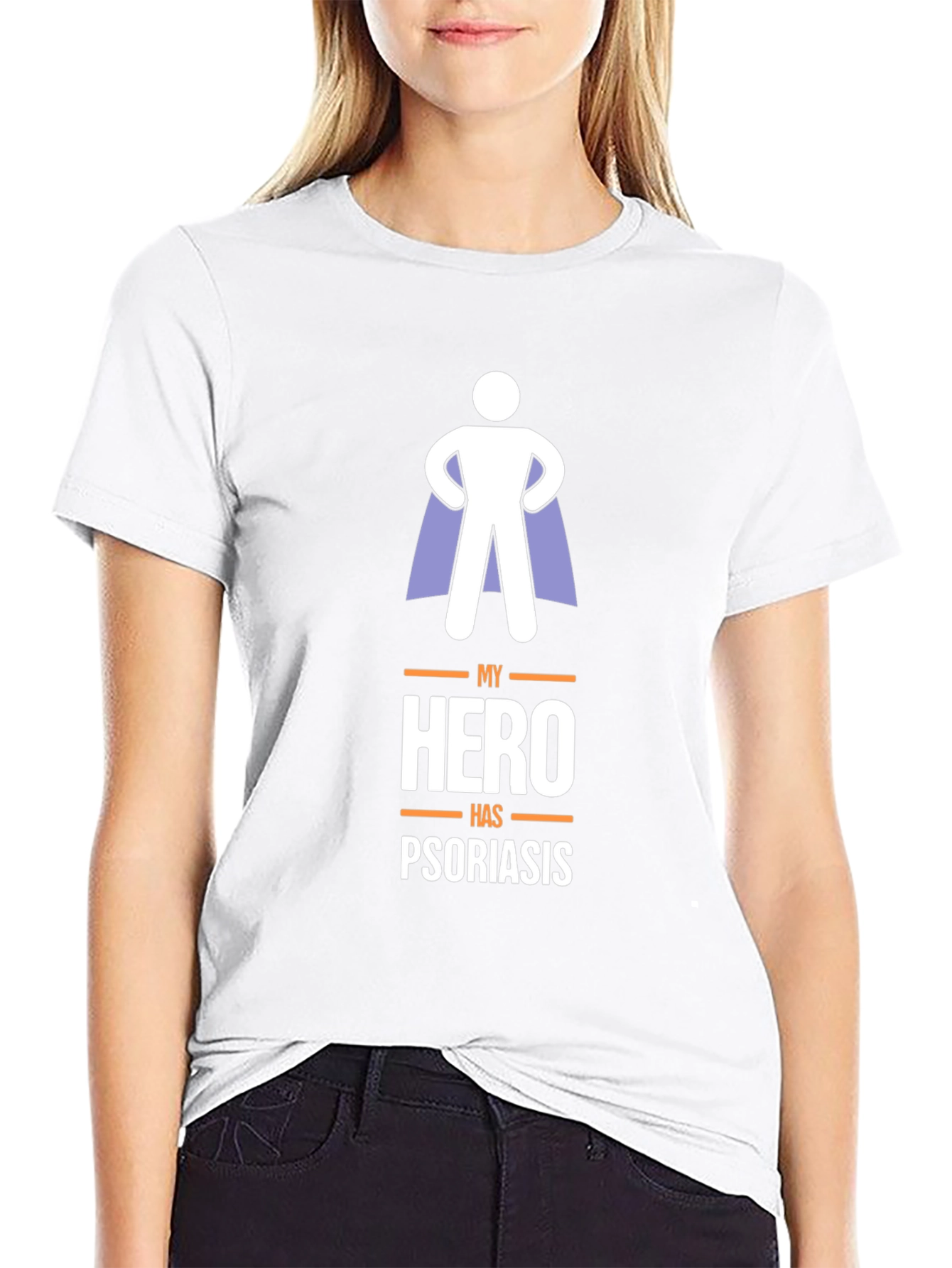 My Hero Has Psoriasis Graphic T-Shirt