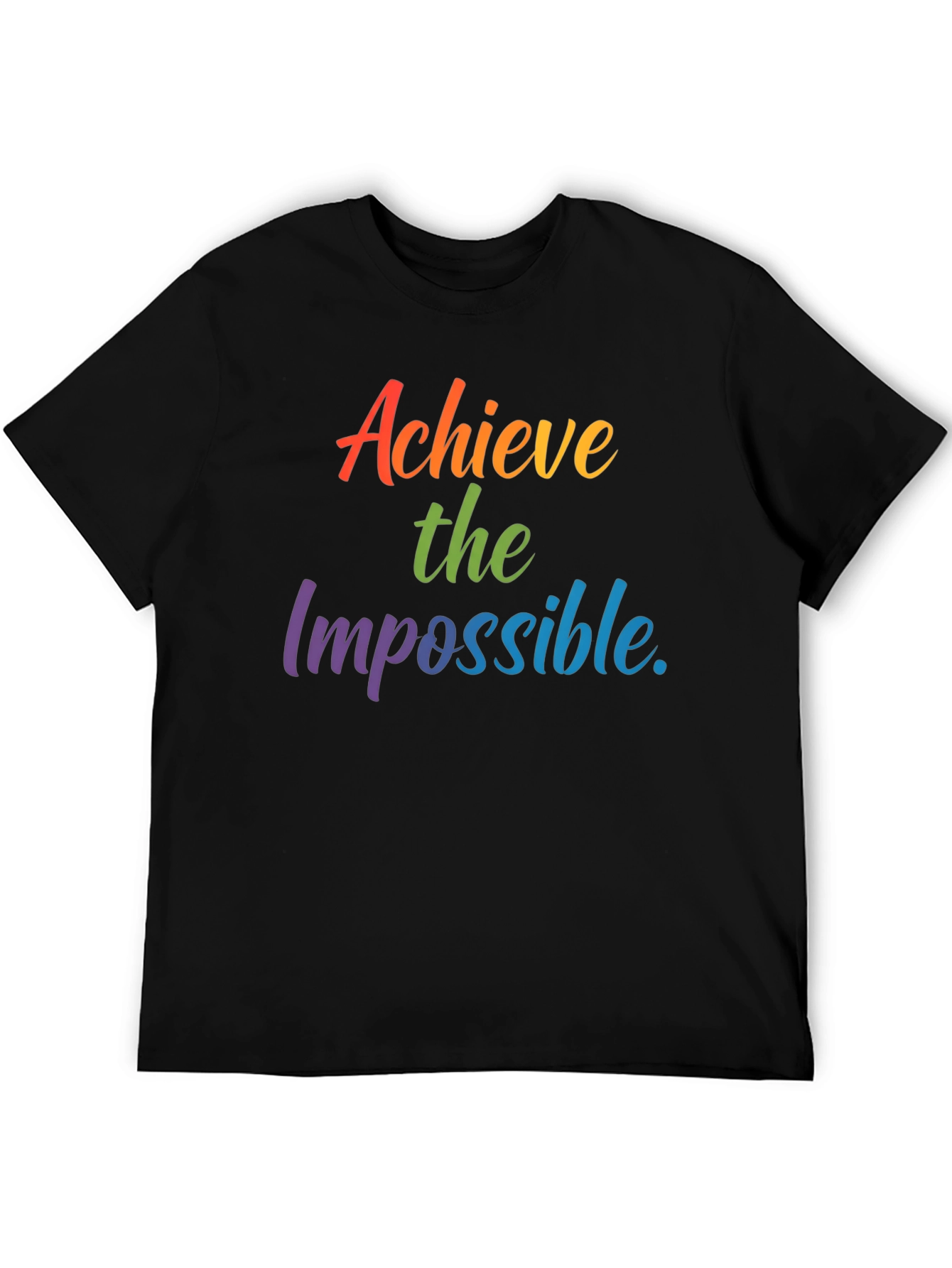 Achieve the Impossible Rainbow Graphic Tee