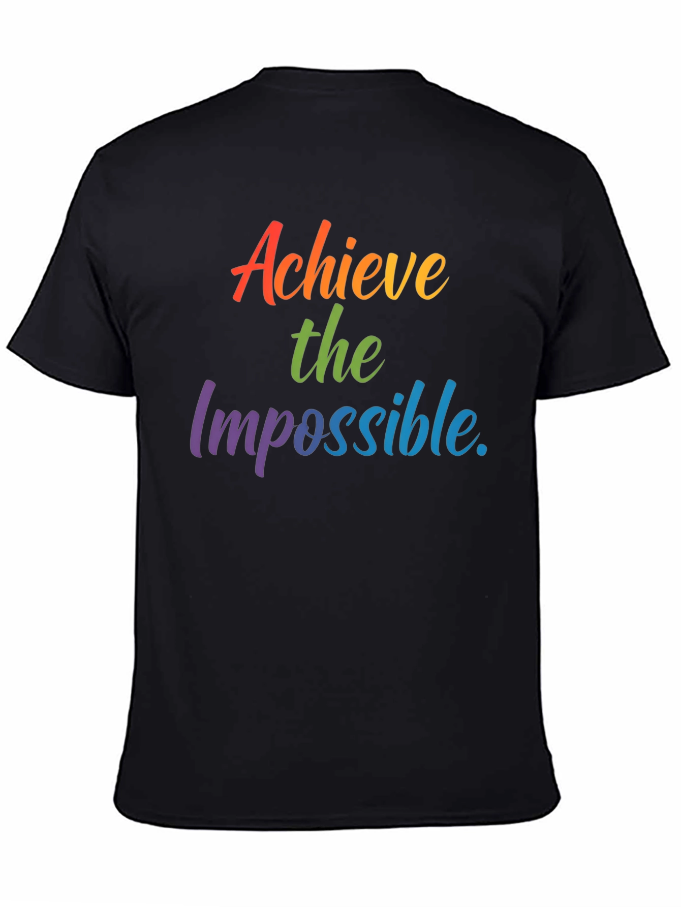 Achieve the Impossible Rainbow Graphic Tee