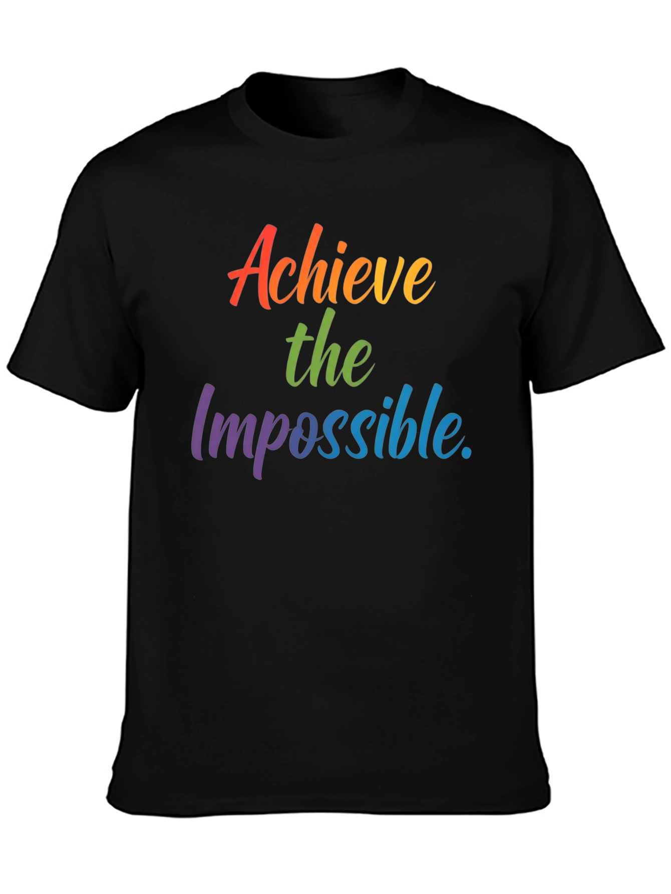 Achieve the Impossible Rainbow Graphic Tee