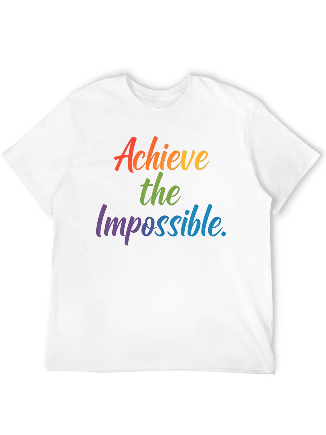 Achieve the Impossible Rainbow Graphic Tee