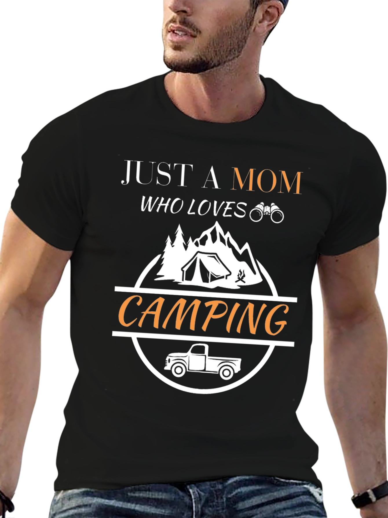 Just a Mom Who Loves Camping T-Shirt