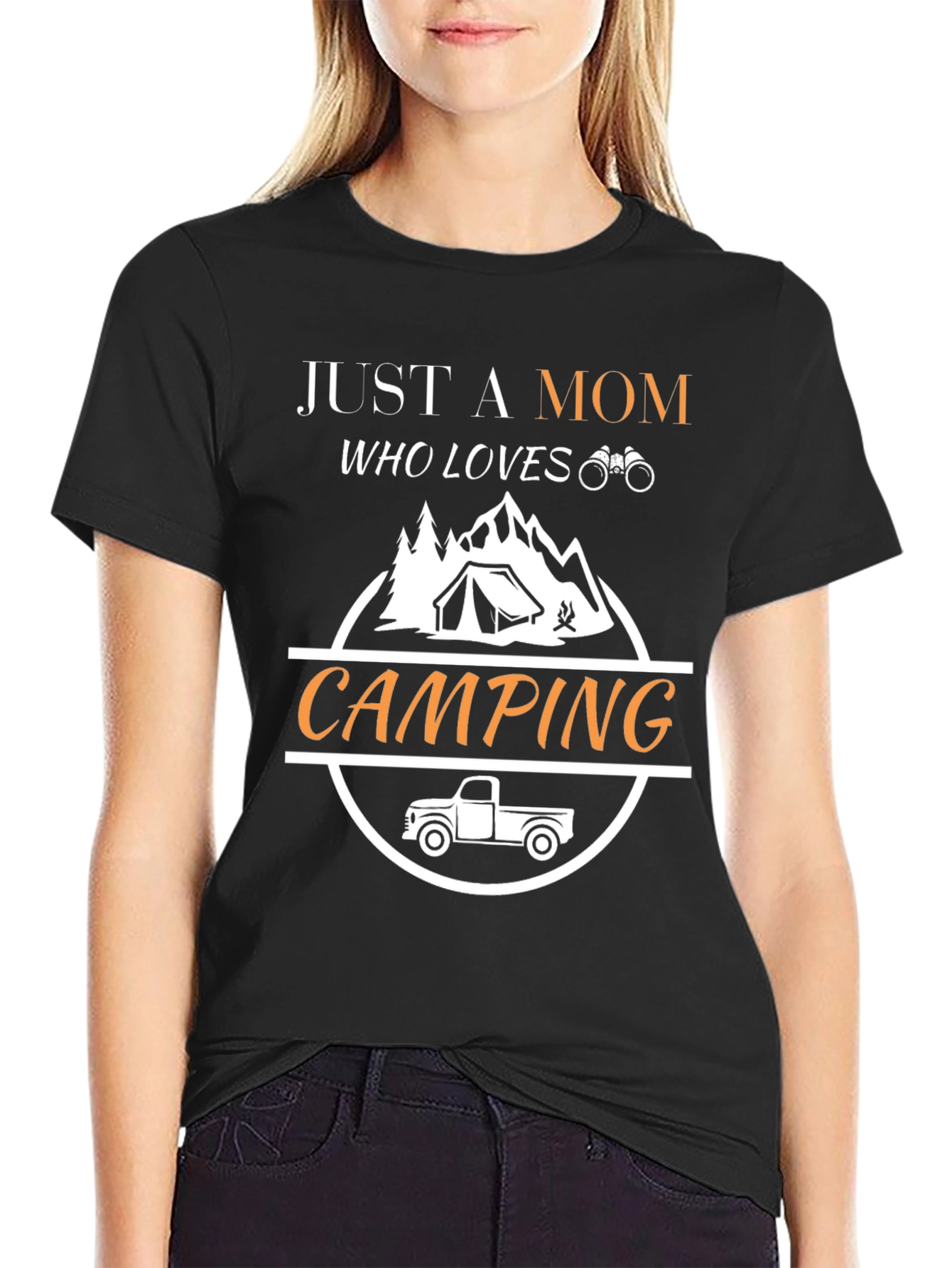 Just a Mom Who Loves Camping T-Shirt