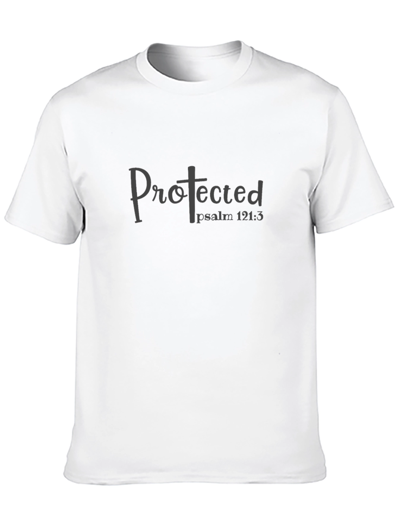 Protected Psalm 121:3 T-Shirt Religious Graphic Tee