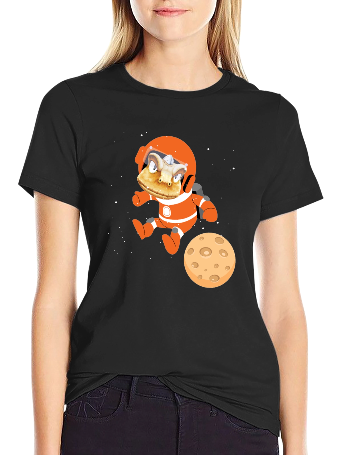 Astronaut Alien Graphic T-Shirt