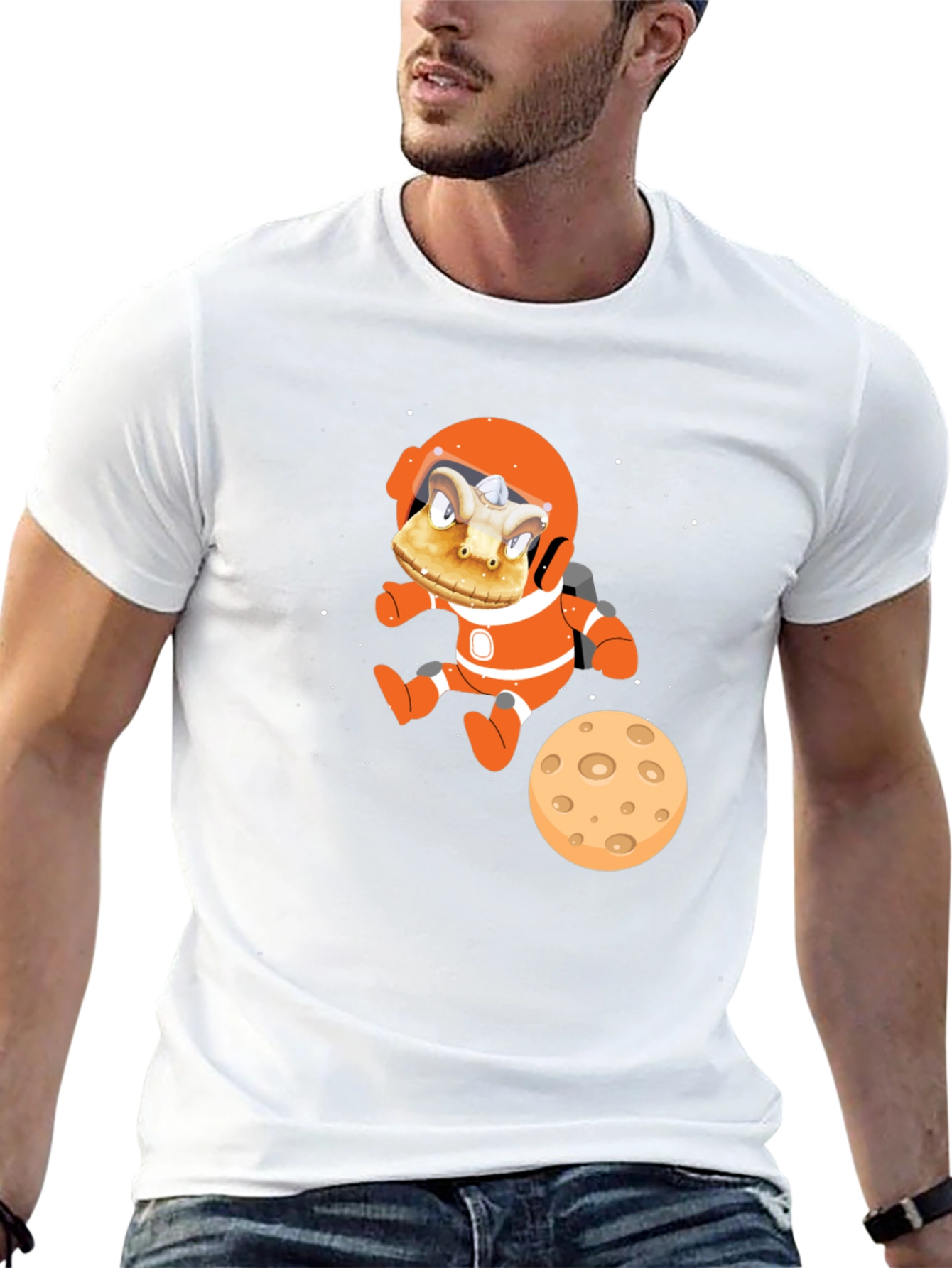 Astronaut Alien Graphic T-Shirt