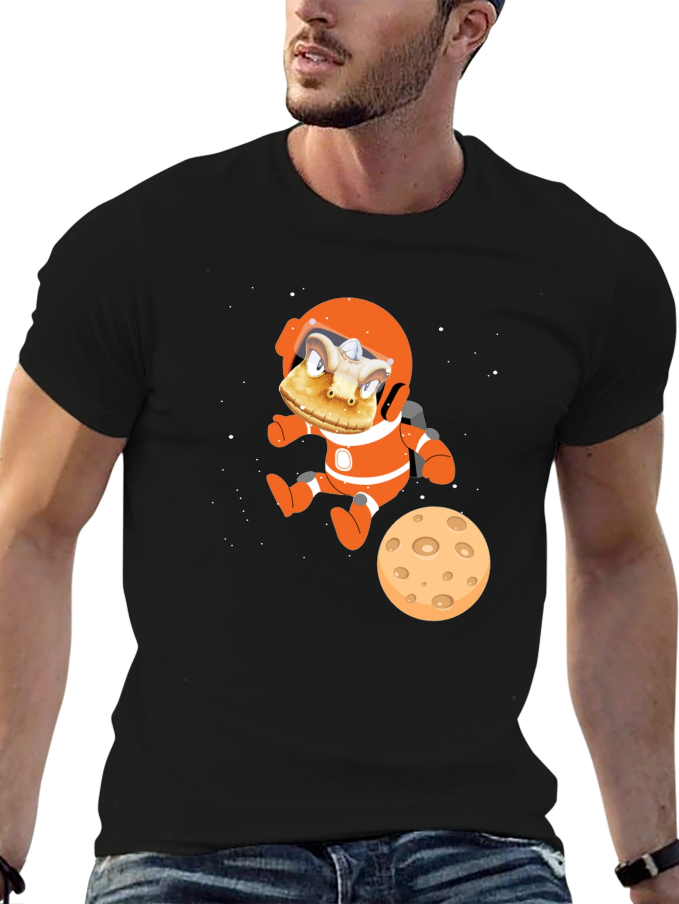 Astronaut Alien Graphic T-Shirt