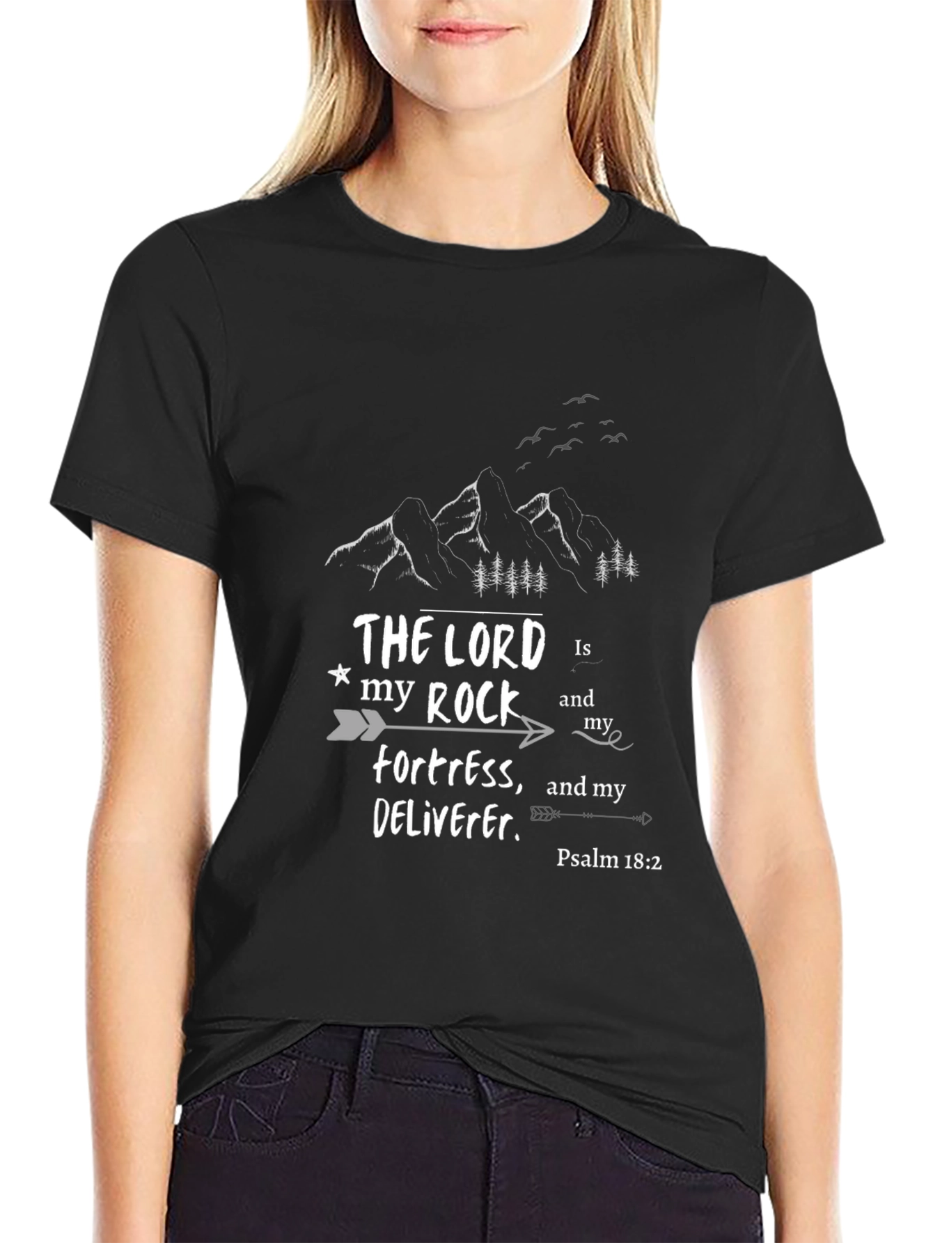 The Lord is my Rock Christian T-Shirt
