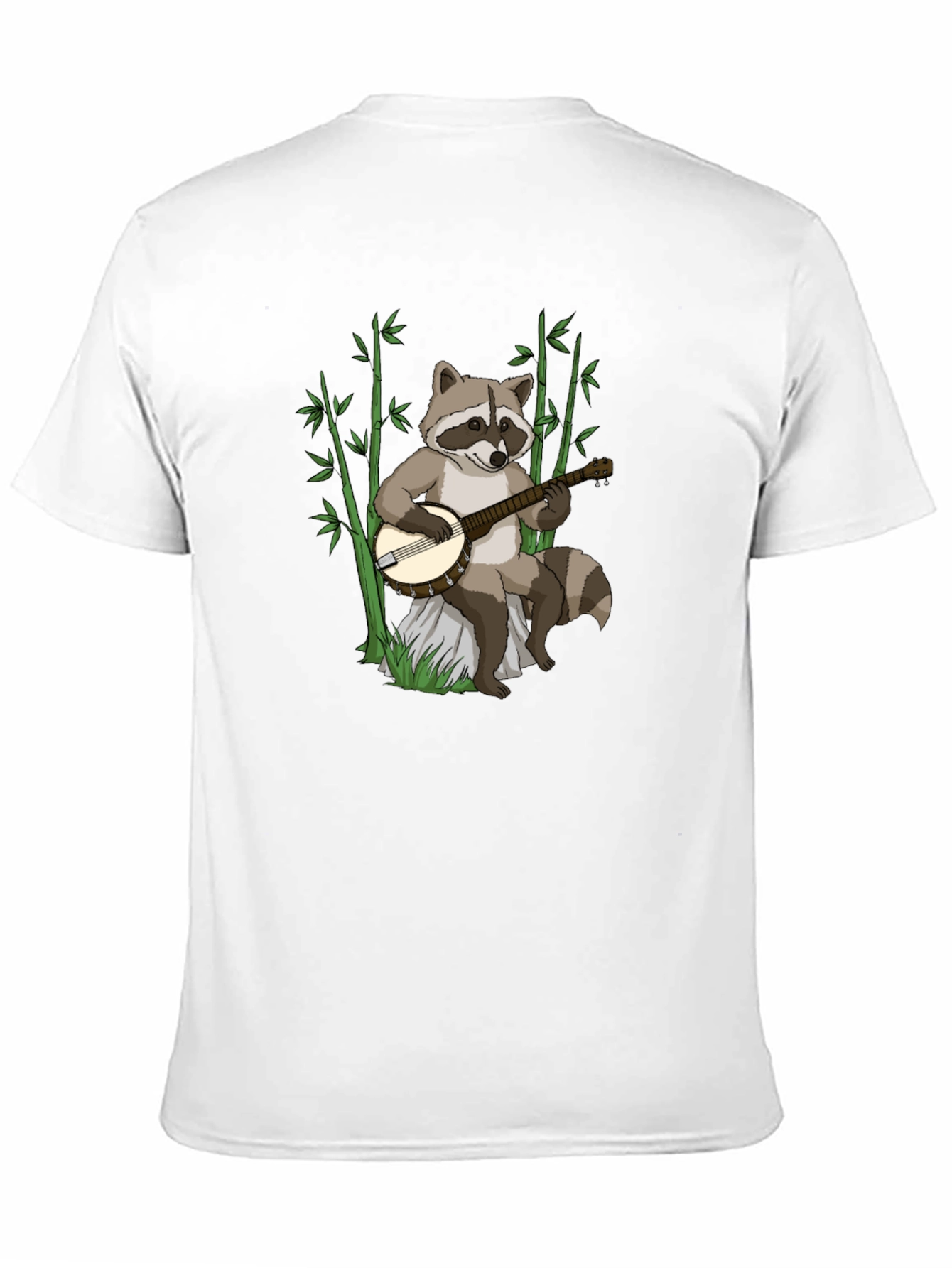 Raccoon Banjo Player Graphic Tee